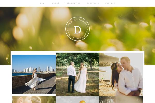 ProPhoto 5 theme site design template sample