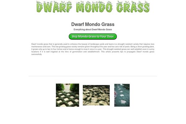 dwarfmondograss.org site used Responsivepro-child