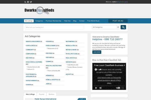 Site using Advanced Advertising System plugin