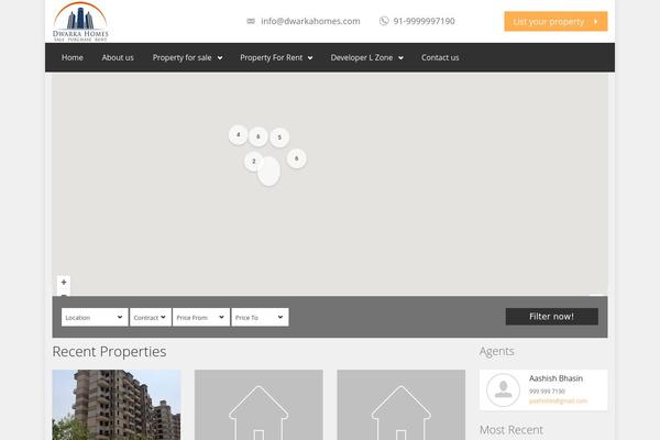 Realia theme site design template sample
