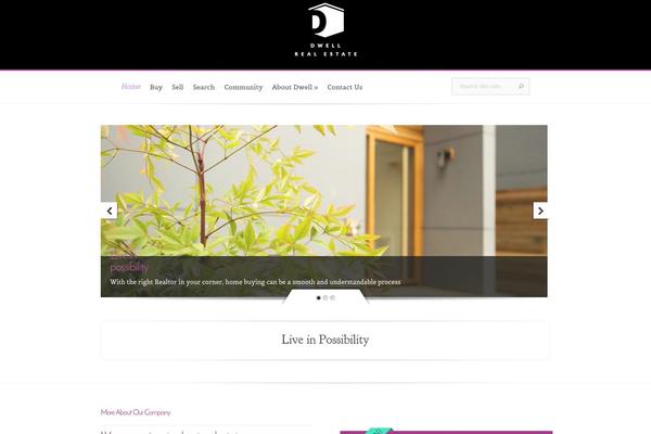Evolution theme site design template sample