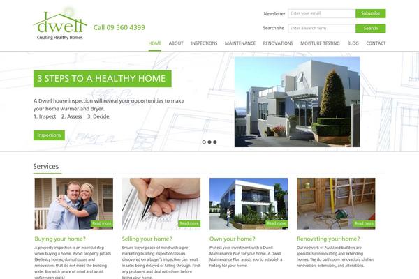 Dwell theme site design template sample