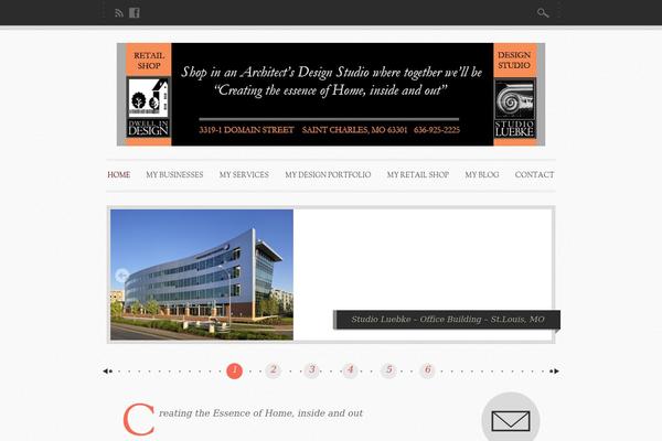 Handcrafted theme site design template sample