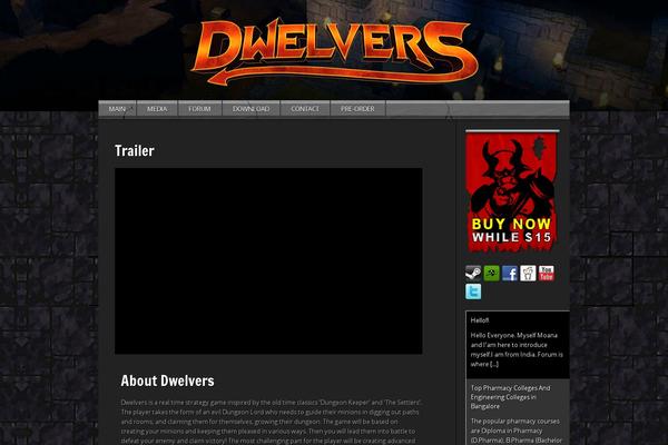 GamePress theme site design template sample