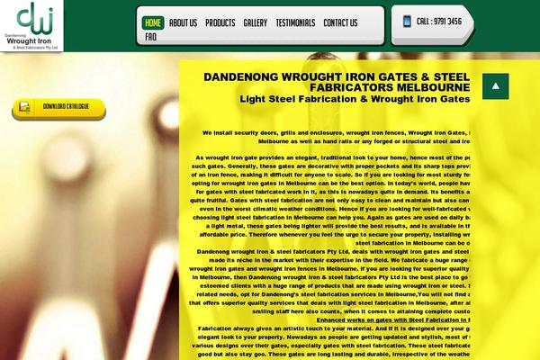 Site using WP Simple Galleries plugin