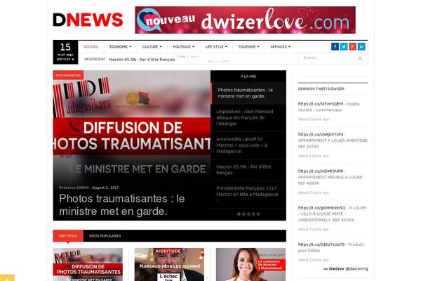 DW Focus theme site design template sample