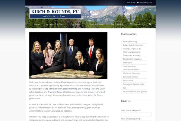 Alora theme site design template sample