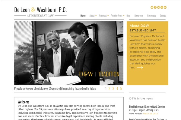 Dw theme site design template sample