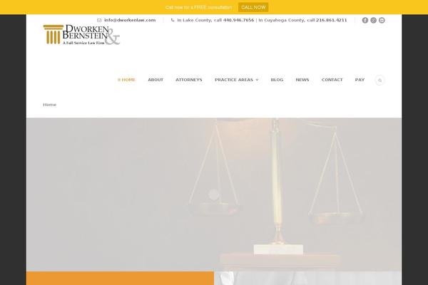 Site using Gdlr-lawyer plugin