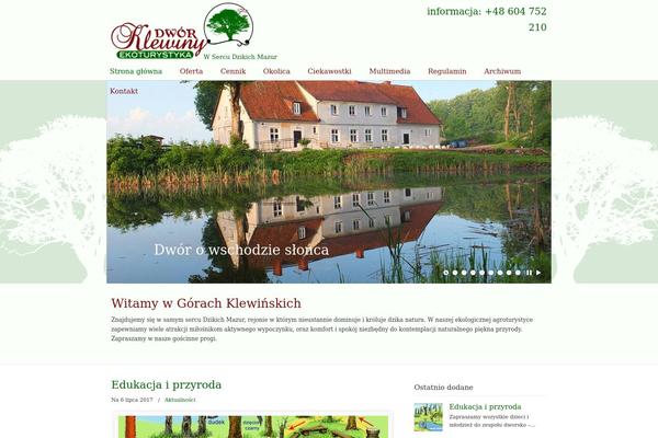 dworklewiny.pl site used Klewiny