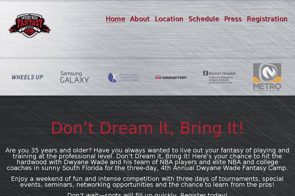 Dante theme site design template sample