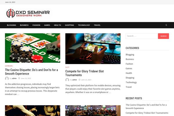 Bam theme site design template sample