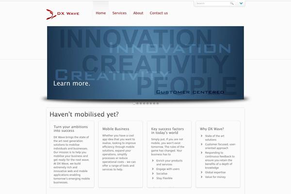 Dynamix theme site design template sample
