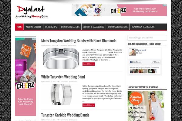 Jarida theme site design template sample