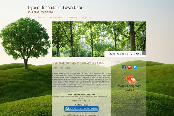Oxygen theme site design template sample