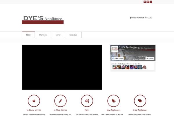 dyesappliance.com site used RT-Theme 18