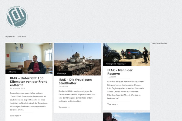 Gridly theme site design template sample