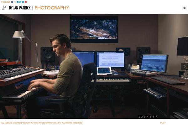 Hypershot theme site design template sample