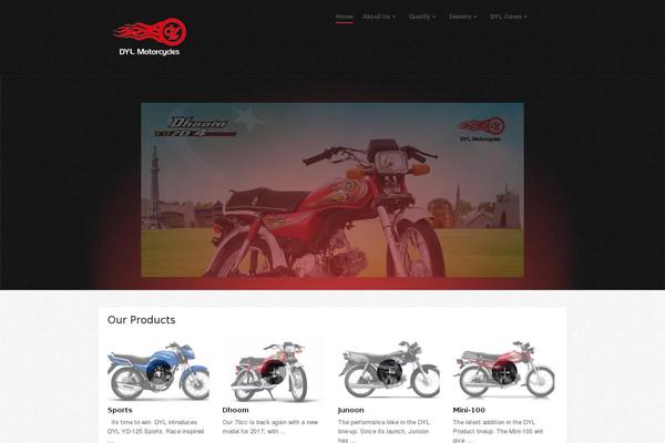 Olya theme site design template sample