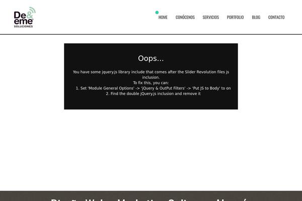 Typo theme site design template sample