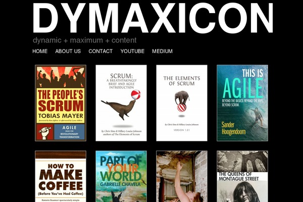 Hybrid theme site design template sample
