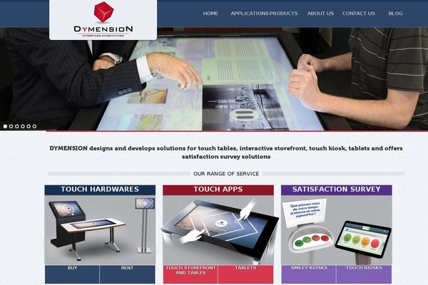 dymension.fr site used Dym