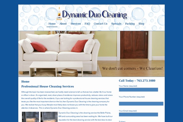 Tanjun theme site design template sample