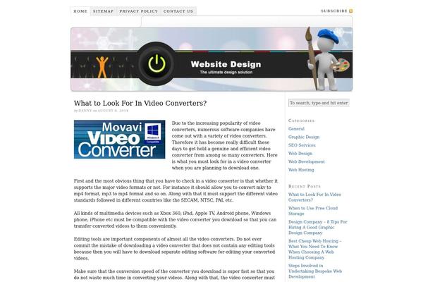 Thesis_182 theme site design template sample