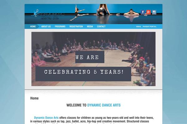 Freestyle theme site design template sample