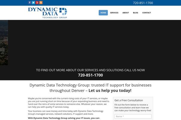 Designn theme site design template sample