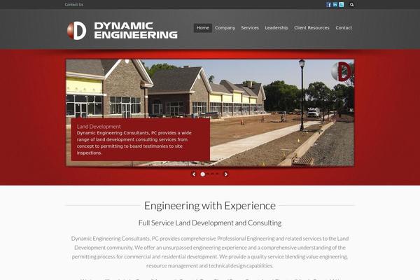 Flare theme site design template sample