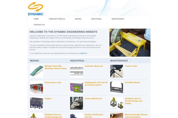 Dynamic theme site design template sample