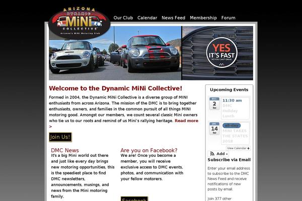 Dmc theme site design template sample