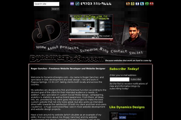 Colibri WP theme site design template sample