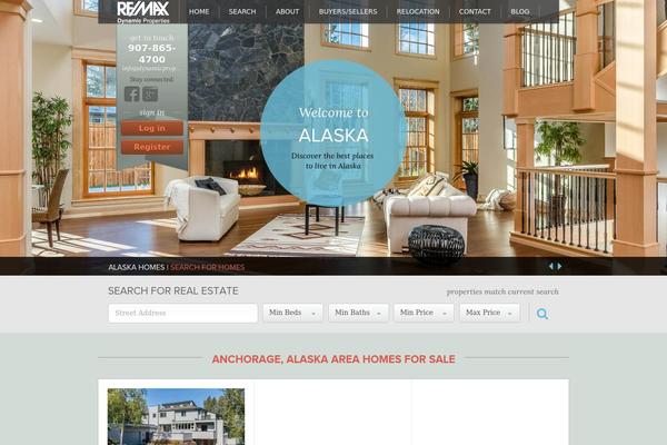 Fremont theme site design template sample