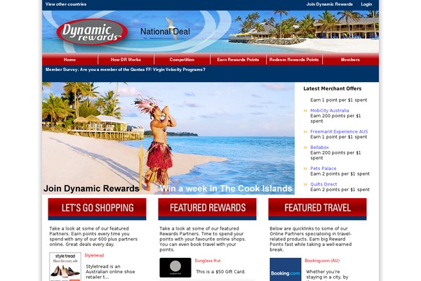 dynamicrewards.com.au site used Dr2