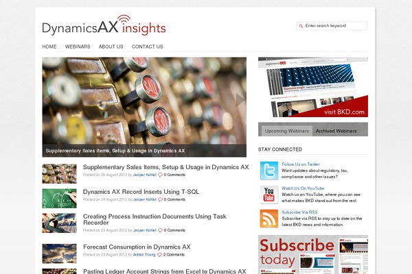 Gazette theme site design template sample