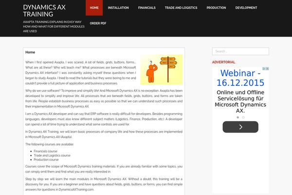 Avocation theme site design template sample