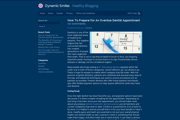Andrea theme site design template sample
