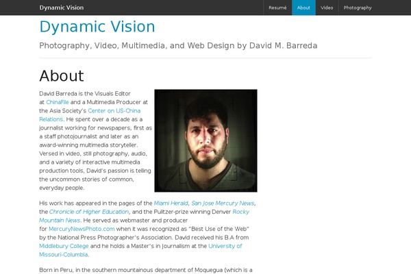 dynamicvision.org site used FoundationPress