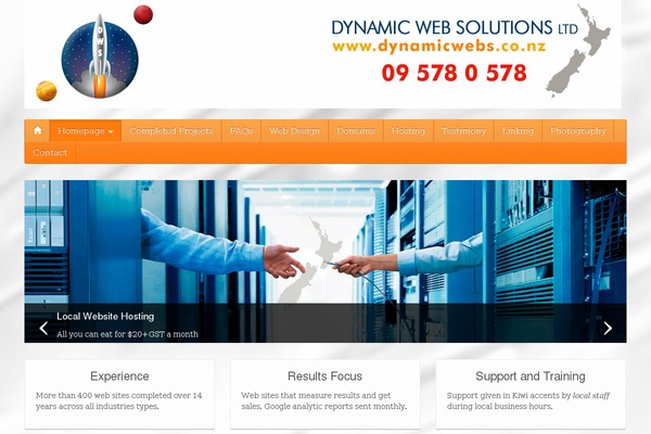 iFeature Pro 5 theme site design template sample