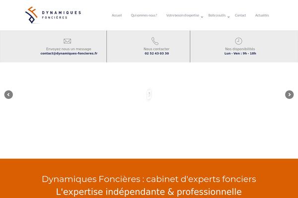 dynamiques-foncieres.fr site used Saturnthemes-financebank