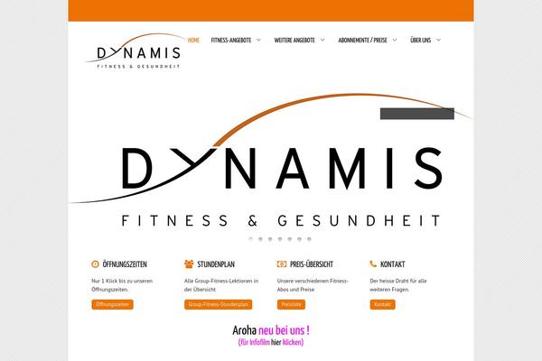Balance theme site design template sample