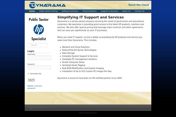 dynarama.com site used A_responsepoint