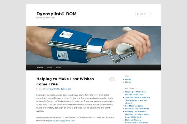 Site using WPFront Scroll Top plugin