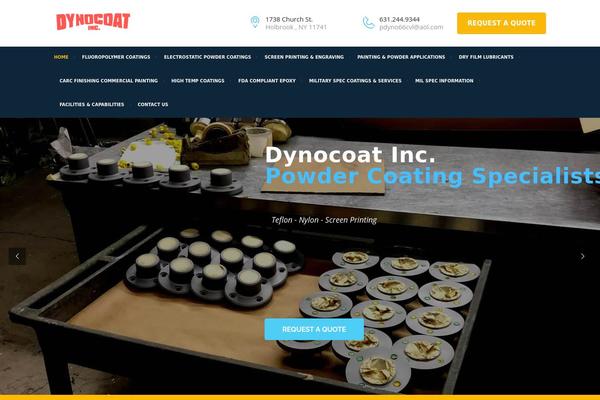 Industrial theme site design template sample
