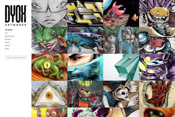 Ink theme site design template sample