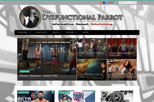 Zox-news-child theme site design template sample