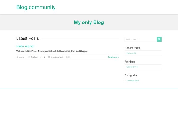 RestImpo theme site design template sample