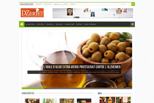 dzerietcuisine.com site used Sahifa